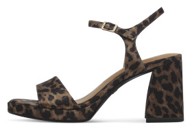 Tamaris 1-28343-44-360 Dámské sandály na podpatku leopard 40