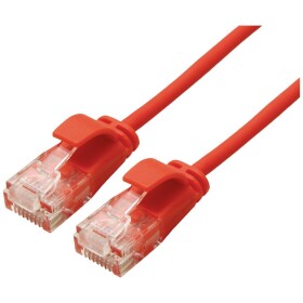 Roline 21.15.3917 RJ45 síťové kabely, propojovací kabely CAT 6A U/UTP 5.00 m červená (jasná) nestíněný, bez halogenů, samozhášecí 1 ks
