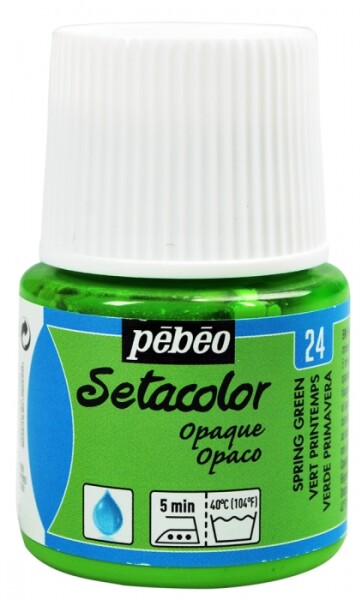 Barva na textil Pébéo Setacolor Opaque 45 ml - Zelená jarní 24