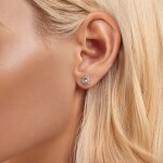 Stříbrné náušnice motiv Slunce - stříbro 925/1000, Stříbrná