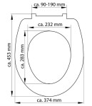 Schütte GREY HEXAGONS| Duroplast, Soft Close 4008431823928