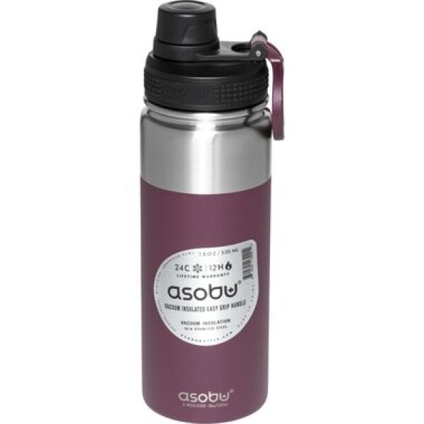 Asobu Alpine Flask Bottle Burgundy 0.53 L / Termoláhev / chladný až 24 hodin / horký až 12 hodin (TMF6 BURGUNDY)