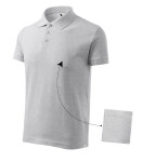 Cotton polokošile pánská světle šedý melír M