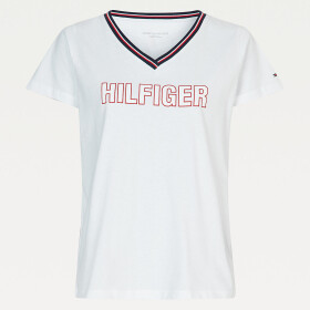 Dámské Tričko s krátkým rukávem UW0UW02983-YBR - Tommy Hilfiger M
