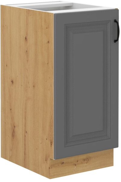 Spodní skříňka Stilo 40 D 1F BB Barva korpusu: Dub artisan, Barva dvířek: Dust Grey
