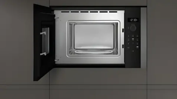 Neff HLAGD53G0 černá/šedá / Vestavná mikrovlnná trouba / gril / 900 W / 25 l (HLAGD53G0)