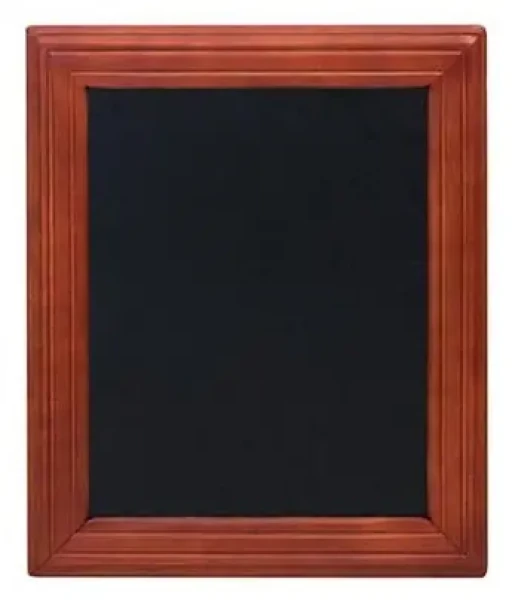 Securit UNIVERSAL Tabule na popis křídou mahagony / Nástěnná tabule / 30x40 cm / Lakovaná (WBU-M-30)