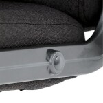 Kancelářské křeslo, houpací mechanismus, černá látka, KA-C713 BK2