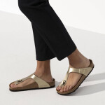 Dámské žabky Birkenstock Gizeh Birko-Flor Gold narrow (1016109) dámské 36