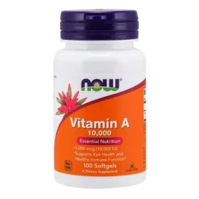 Vitamín A 10 000 IU - NOW Foods (100 kaps.) (41422-1-100caps)