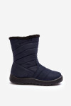 Dámské vysoké zateplené sněhule Navy Blue Luxina 40