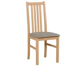 Jídelní židle Ontika, dub sonoma/šedo-béžová látka