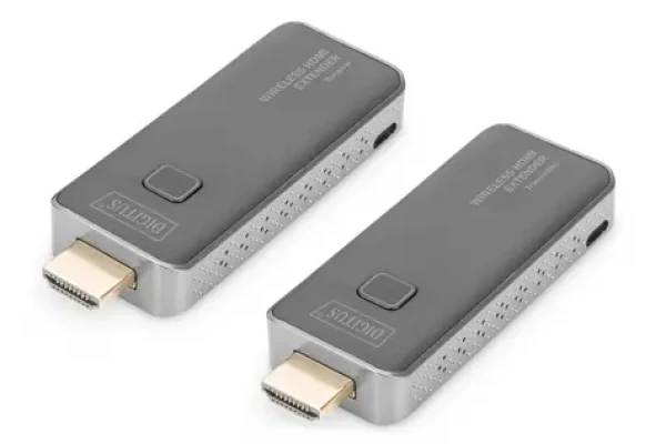 Digitus DS-55318 černá / Bezdrátový HDMI extender / dosah 50 m / Full HD 60Hz / Wi-Fi 5 GHz / WPA2 (DS-55318)