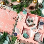 TEA HERITAGE Dárková sada čajů Winterland – 20 ks, růžová barva, šedá barva, papír
