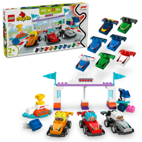 LEGO LEGO® DUPLO® 10445 Závodní auta a řidiči týmu F1®