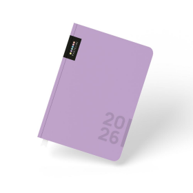 Týdenní diář 2026 Karton P+P A5 - PASTELINI fialová