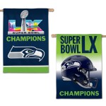 Vlajka Seattle Seahawks NFL Super Bowl LX Champions Premium 2-Sided
