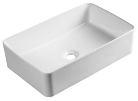 AQUALINE - Keramické umyvadlo na desku, 54x33cm, bílá 54331