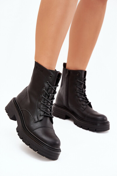 Zateplené dámské pracovní boty Big Star OO274140 černé 37