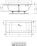 Ideal Standard Vana Duo bílá E106701