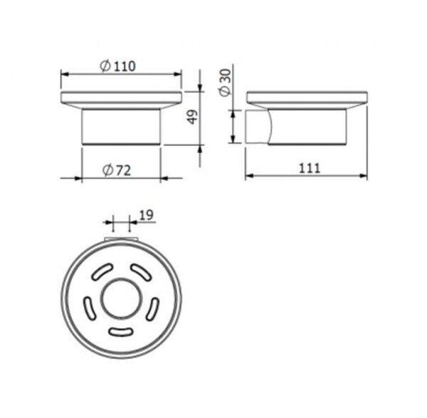 KLUDI - Vela R Mýdlenka s držákem, sklo/chrom 5898505