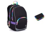 Černý školní batoh Topgal KIMI 25010 SET SMALL
