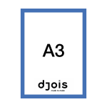 Djois Magneto LEAN, A3, modrý, 10 ks