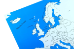Moyo Montessori Moyo Montessori Kontrolní mapa - Evropa Nová - s popisky