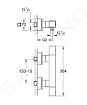 GROHE - Solido Set předstěnové instalace, klozetu Bau Ceramic a sedátka softclose, tlačítko Start, chrom 39419000