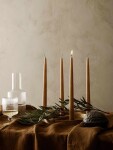 Ferm Living Mosazný adventní svícen Circle Brass, zlatá barva, kov