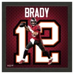 Obraz Tampa Bay Buccaneers NFL Tom Brady #12 Impact Jersey