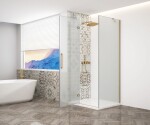 GELCO - TRINITY GOLD obdélníkový kout 1200x800 levý, matné sklo, GT5680-12ML-G GT5680-12ML-G