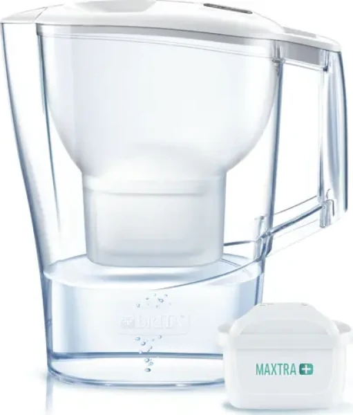 Brita Aluna bílá / Filtrační konvice na vodu / 2,4 l / filtr Maxtra Pro Pure (1052801)