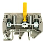 Weidmüller 1938820000 zkušební oddělovací řadová svorka šroubovací Tmavě béžová 50 ks