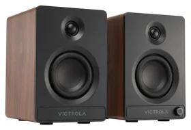 Victrola VPS-400-WLN-INT Tempo hnědá / Regálové reproduktory / Bluetooth / Auracast / 80 W RMS / USB-C (100002201662)