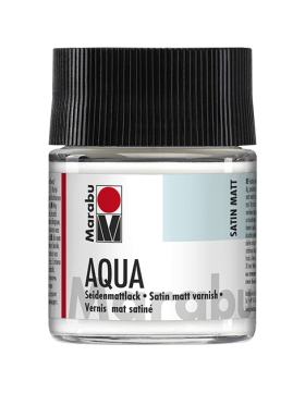 Univerzální transparentní lak Marabu Aqua Varnish Satin 50ml - saténový