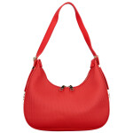 Stylová dámská koženková kabelka na rameno Agatha, červená