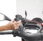 S921 Easy Clip univerzální držák telefonu na motorku, kolo, čtyřkolku, nastavitelný na šířku telefon