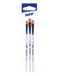 Štětec synthetic plochý - set 3 ks (8, 10, 12)
