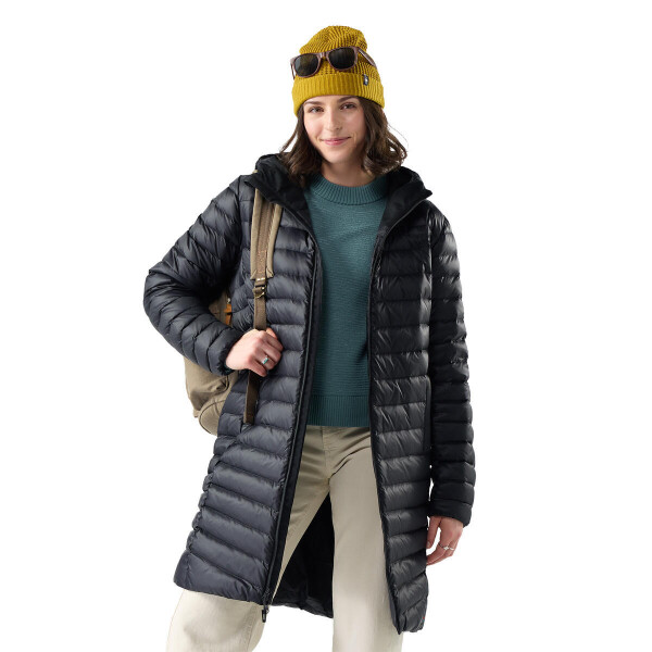 SMARTWOOL Wmns Winterloft Hooded Parka, Black (vzorek) velikost: M