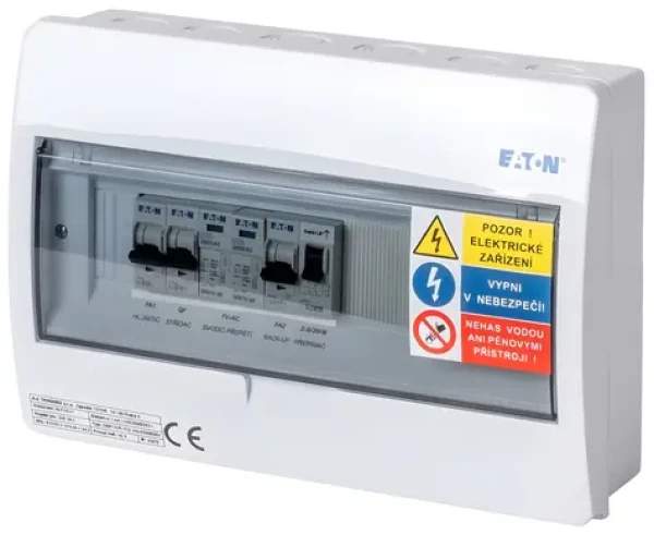 Xtend Solarmi ACZ1 / Fotovoltaický rozvaděč / jističe + proudový chránič / 3,7 kW 1f / backup (ACZ1)