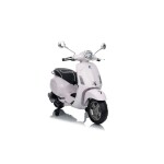 Mamido Dětský elektrický skútr Vespa ROMA bílý