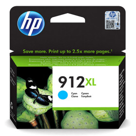 Hewlett-Packard HP 912XL, azurová HP 3YL81AE) kazeta