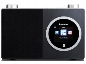 Lenco DIR-70BK / Internetové rádio / 3W / 3.5mm jack / Wi-Fi / Bluetooth (DIR-70BK)