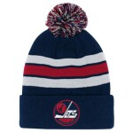 Outerstuff Dětská zimní čepice Winnipeg Jets NHL Cuffed Beanie With Pom