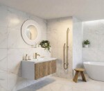 SAPHO - LOREA umyvadlová skříňka 90x44x51,2cm, 1x zásuvka, dub alabama/bílá mat LE090-2231