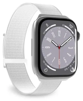 Puro Sport bílá / Řemínek pro Apple Watch / 38/40/41 mm / Nylon (PUSPORTAW40WHI)
