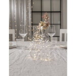 STAR TRADING LED světelný drátek Dew Drop Silver 5 m, stříbrná barva, plast