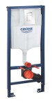 GROHE - Rapid SL Předstěnová instalace pro závěsné WC, tlačítko Skate Cosmopolitan, alpská bílá 38772SH0