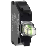 Schneider Electric ZBVB1 LED kontrolka s objímkou lampičky bílá 24 V/DC, 24 V/AC 1 ks - Schneider Electric ZBV-B1